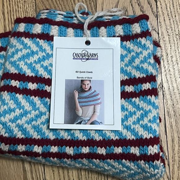 CASCADE YARNS 6 QUICK COWLS BANDS OF BOLD COLOURFUL SHAWLS‎ - Picture 8 of 8